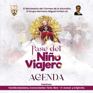 Afiche de la Celebración del Pase del Niño Viajero 2024